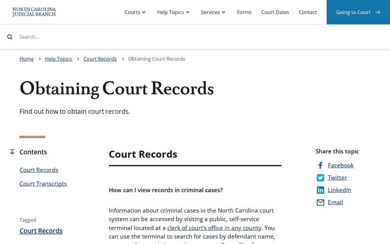 Franklin County release court record access channels